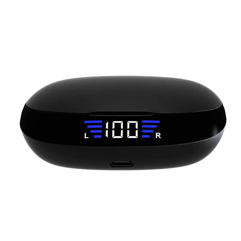 bluetooth 53 earhook headphones | ipx7 waterproof sport earbuds | secure fit for running and gym | ultrasonic cleaning