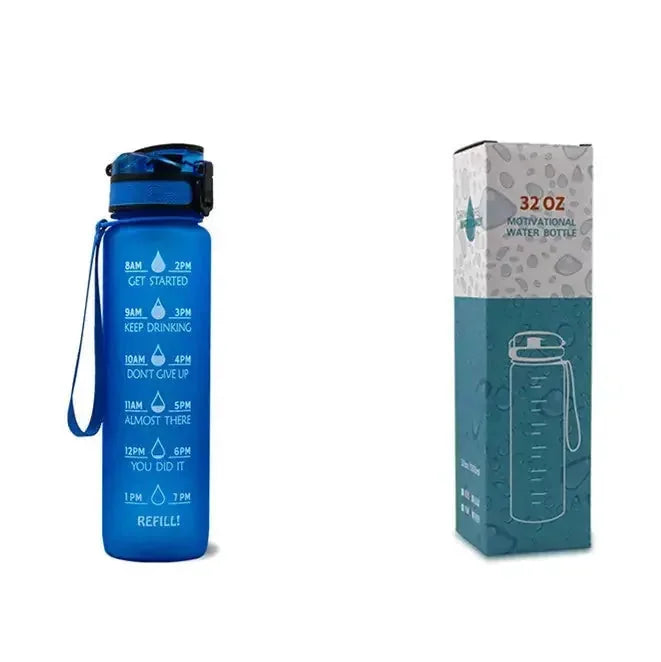 1000ml capacity motivational bottle | leakproof sports water bottle | gym and fitness hydration bottle | ultrasonic cleaning