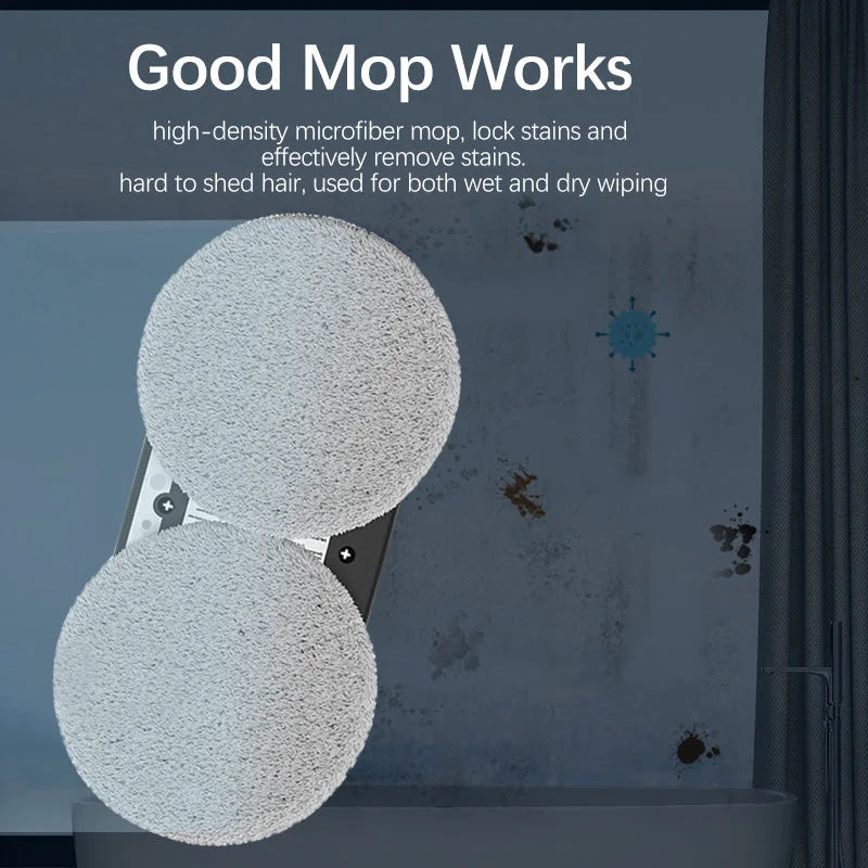 high-suction window cleaning robot | 5600pa strong suction power | automatic glass cleaning robot | energy saving