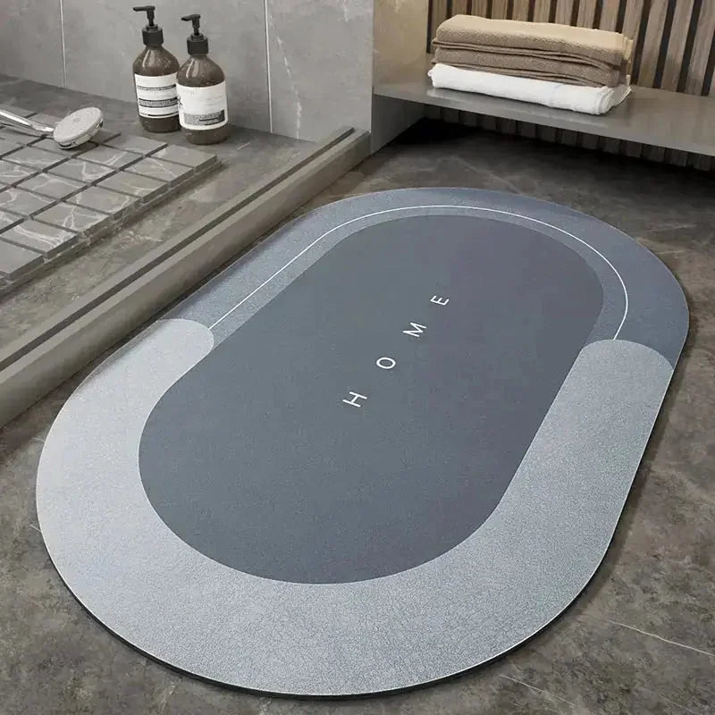 non-slip bathroom rug | waterproof shower mat | quick-dry bath mat | ultrasonic cleaning