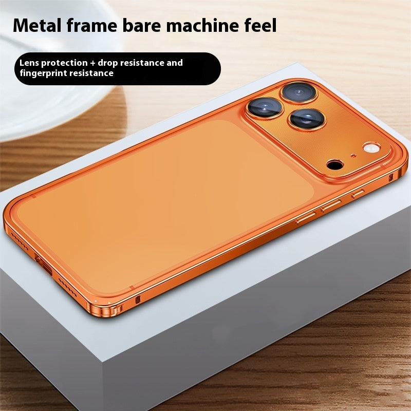 Applicable Metal Frame Phone Case Lens Protection 