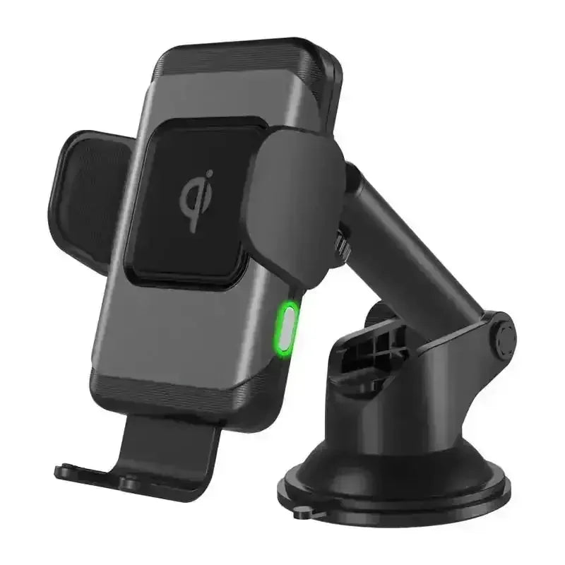 w fast wireless charging | qi compatible car charger | automatic clamping arms | energy saving