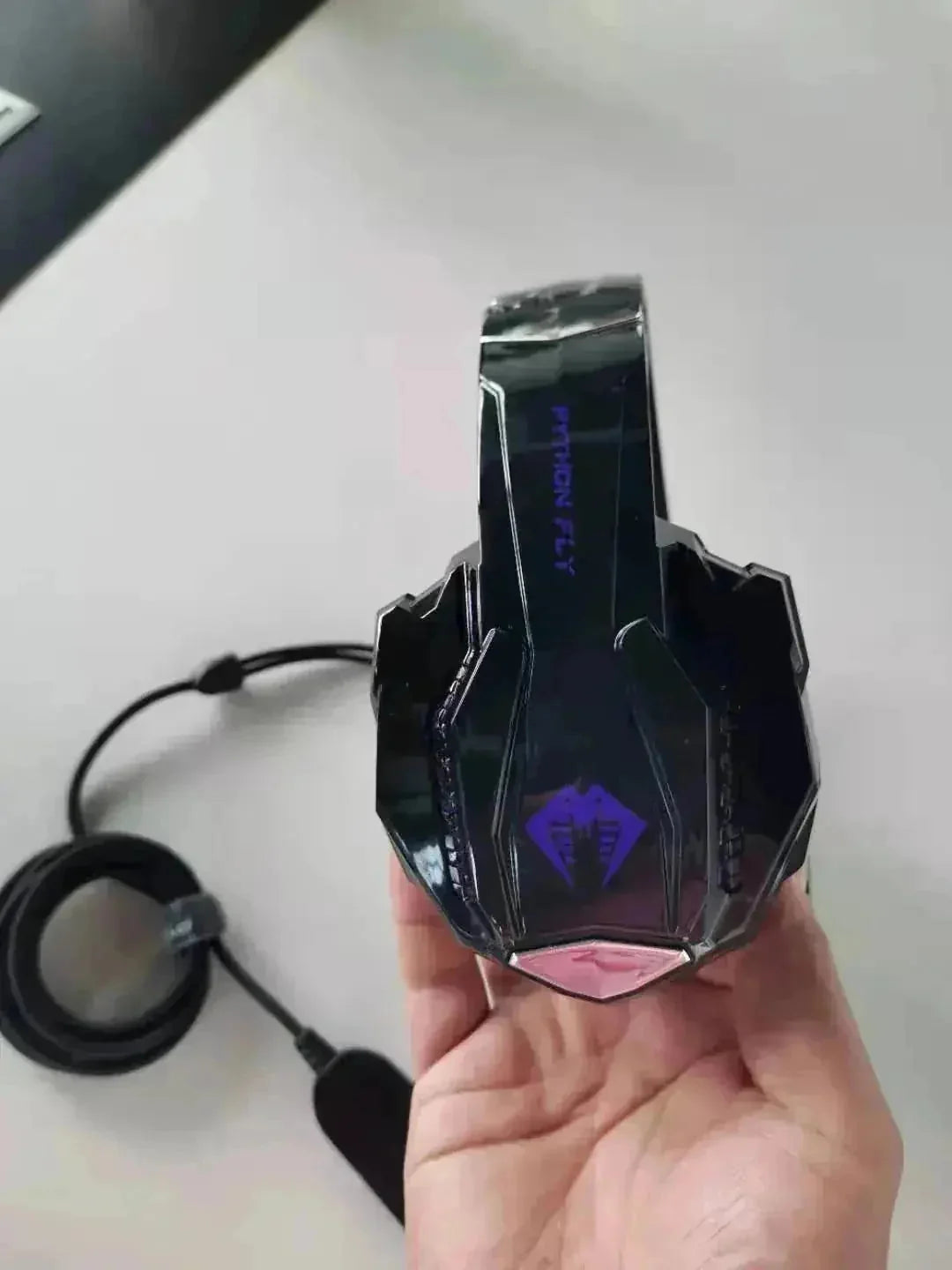 wired gaming headset | 71 surround sound headphones | noise cancelling microphone | ultrasonic cleaning