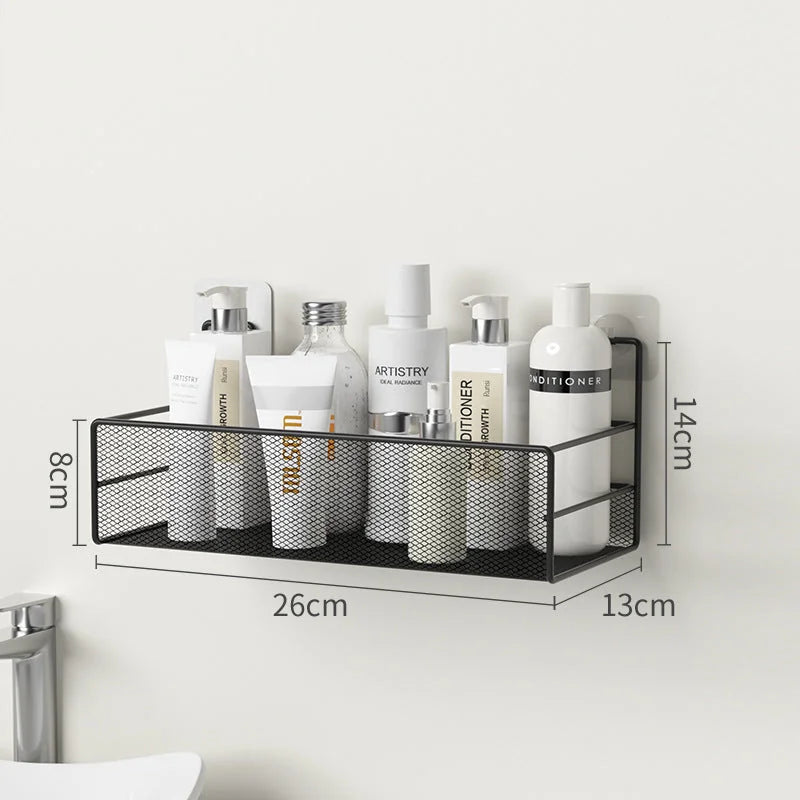 no drill bathroom shelf | rustproof shower organizer | stainless steel shower caddy | ultrasonic cleaning