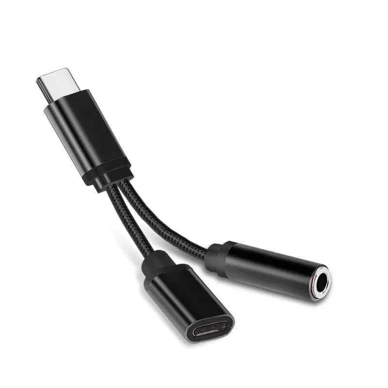 type-c to 35mm adapter cable | 35mm headphone jack converter | usb-c to aux adapter for car | ultrasonic cleaning