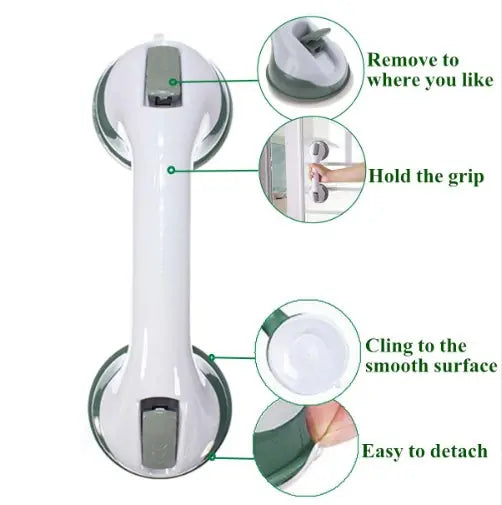 Bathroom Handrail Suction Cup Type Anti-skid Handrail Suction Cup Handrail 