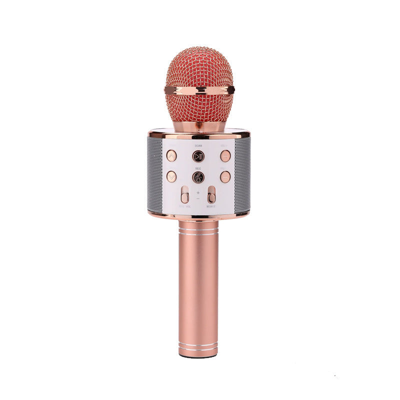 Wireless Microphone Portable Bluetooth Mini Home Ktv For Music Playing Singing Speaker Player 