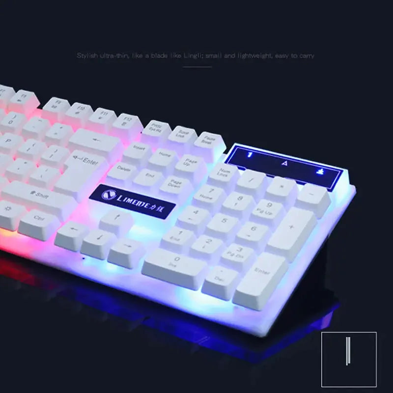 mechanical gaming keyboard | rgb backlit keys | wired gaming mouse | ultrasonic cleaning