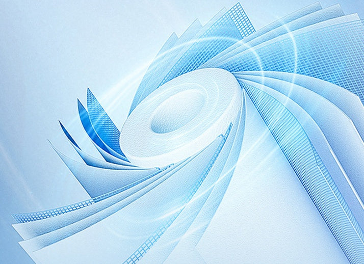 Pressurized Nozzle Turbo Shower Head One-Key Stop Water Saving High Pressure Shower Head Magic Water Line Bathroom Accessor 