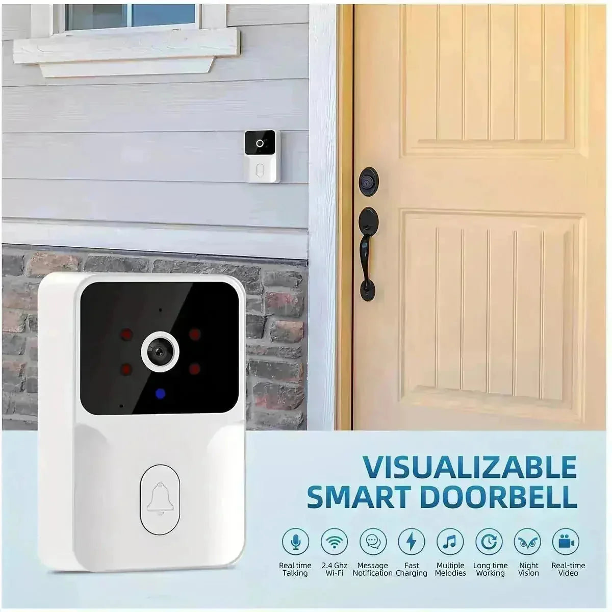 wireless video doorbell | hd video doorbell | night vision security camera | ultrasonic cleaning