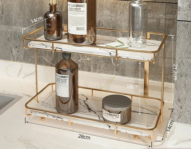 bamboo bathroom shelf | stainless steel bathroom organizer | shower caddy with hooks | energy saving