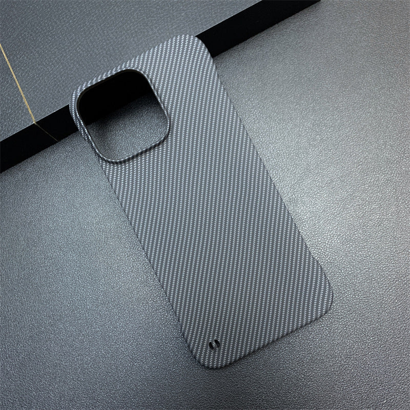 Frameless Triangle Source Pattern Ultra-thin Half Pack Phone Case 