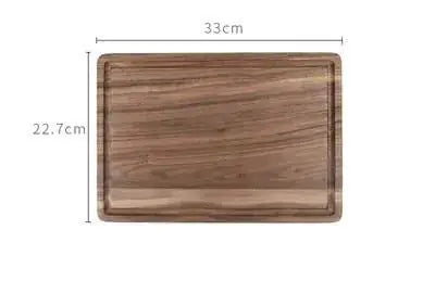 Black Walnut Wood Cutting Board Creative Whole Tray Fruit Chopping Cutting Board Wood Chopping Blocks For Kitchen 
