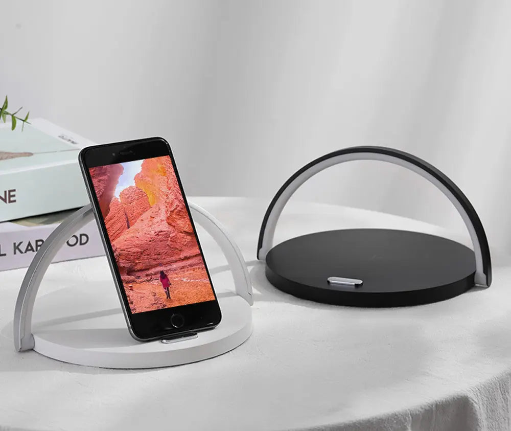 Fast Qi Wireless Charger Table Lamp 