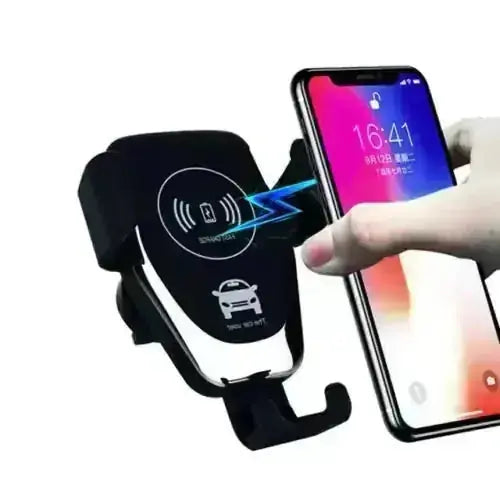 10W QI Wireless Fast Car Charger Mount Holder Stand Automatic Clamping Charging - json