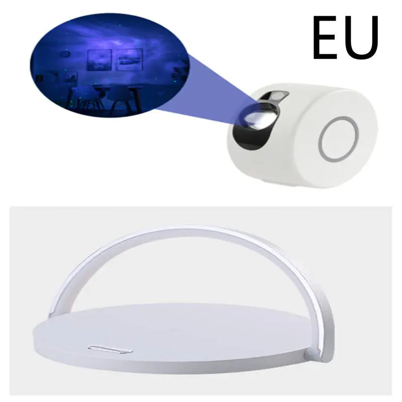 Fast Qi Wireless Charger Table Lamp 