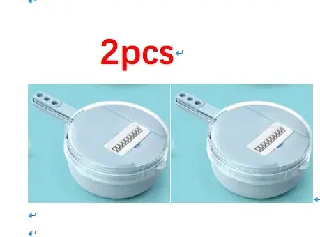 stainless-steel mandoline slicer | 8-in-1 vegetable cutter set | kitchen mandoline with safety guard | ultrasonic cleaning