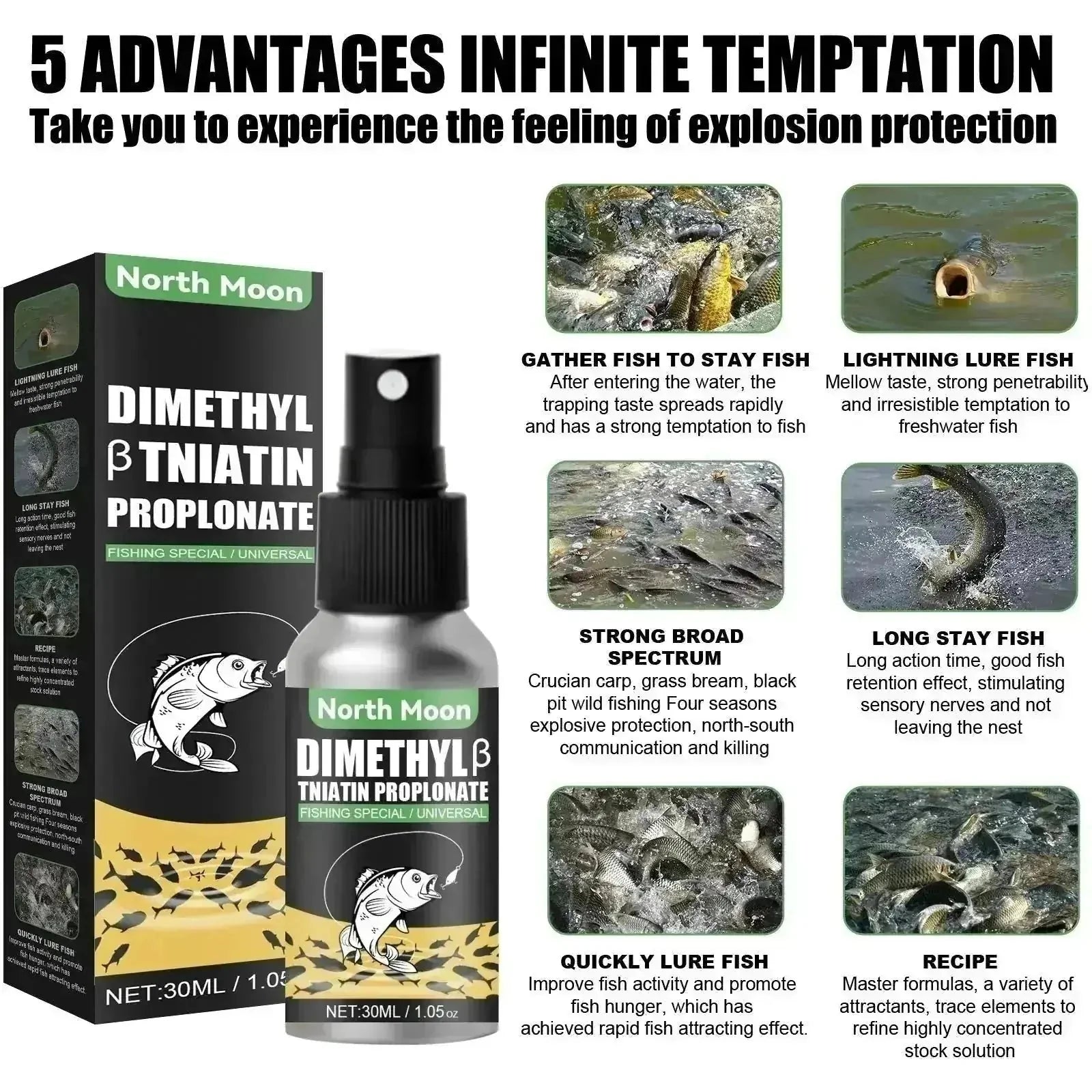 long-lasting fishing attractant | carp fishing bait additive | fast-acting fish stimulant | ultrasonic cleaning