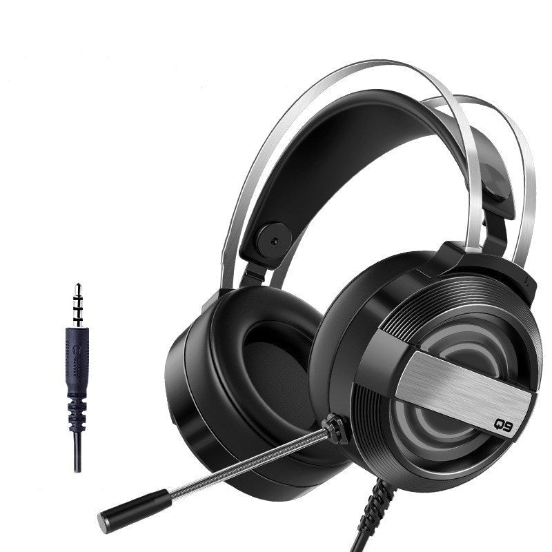 Head-mounted wired Bluetooth gaming headset 