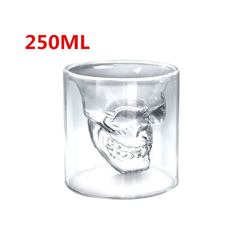 Skull Skull Double Transparent Glass 