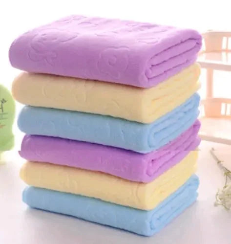 ultra-absorbent microfiber towel | large kids bath towel | cartoon bear beach towel | ultrasonic cleaning