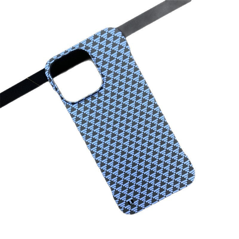 Frameless Triangle Source Pattern Ultra-thin Half Pack Phone Case 