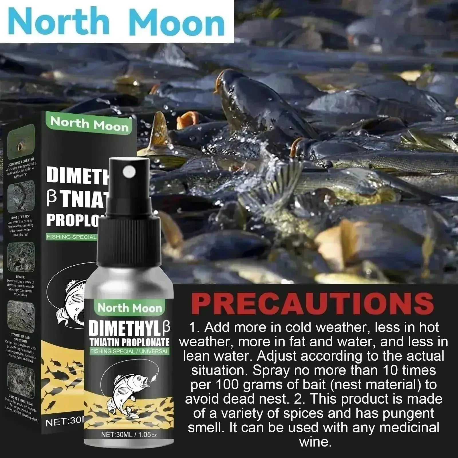 long-lasting fishing attractant | carp fishing bait additive | fast-acting fish stimulant | energy saving