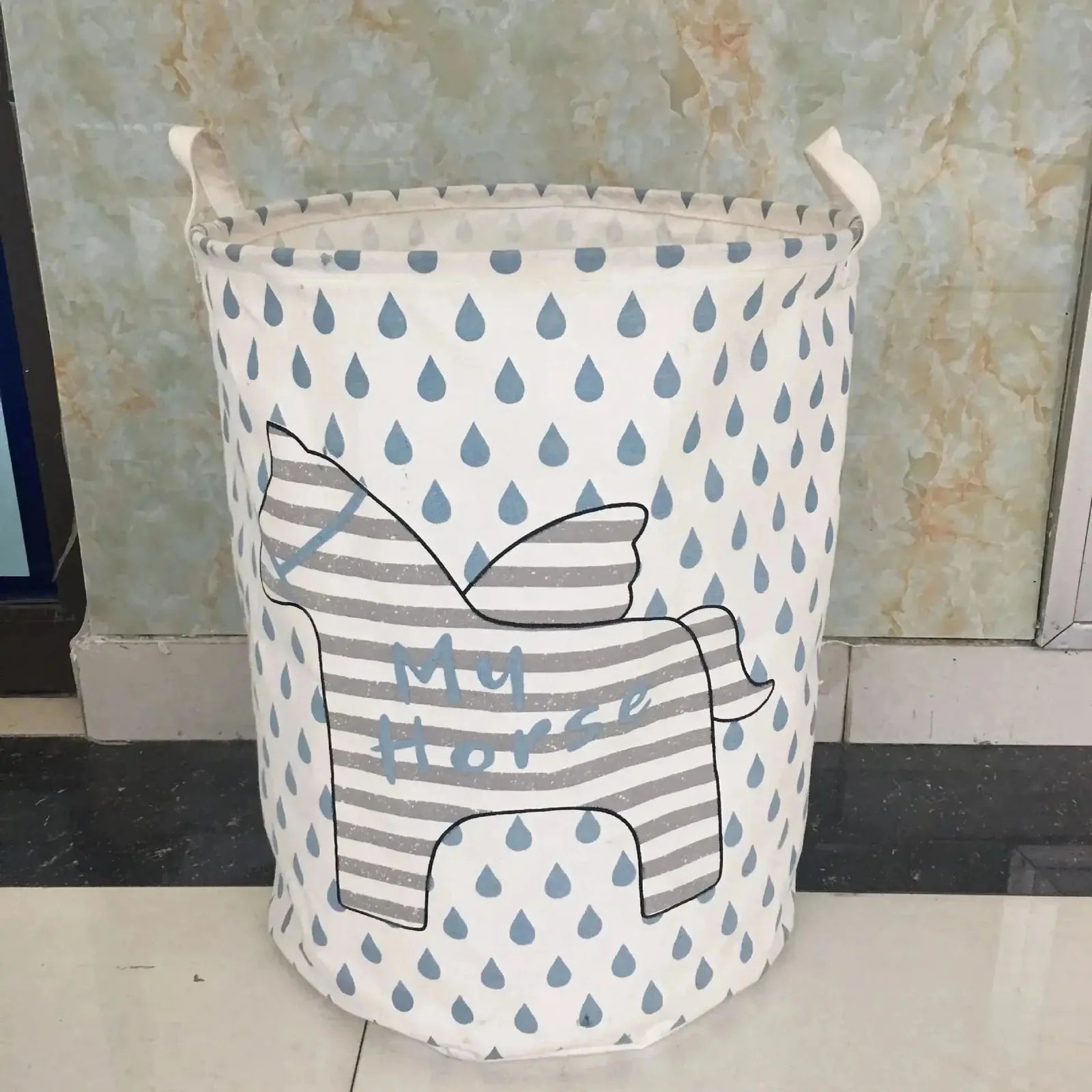 cotton linen storage basket | five-pointed star laundry bucket | large capacity toy storage | ultrasonic cleaning