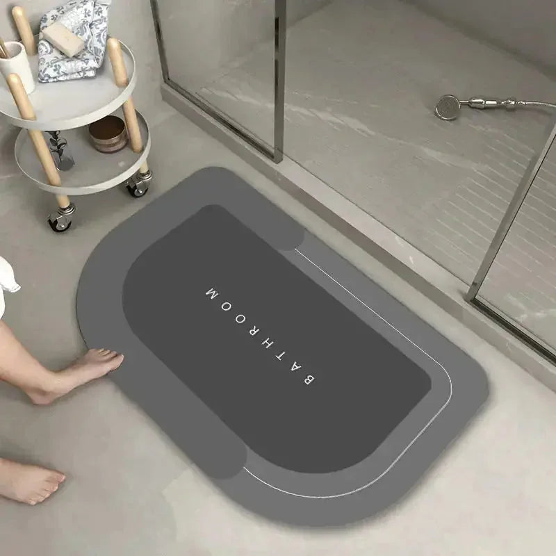 non-slip bathroom rug | waterproof shower mat | quick-dry bath mat | ultrasonic cleaning