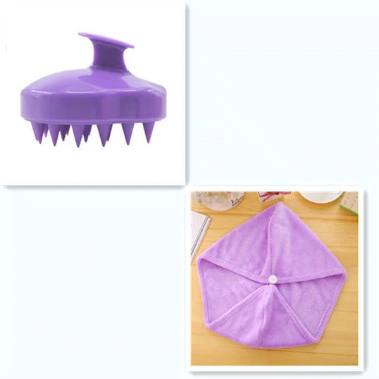 silicone scalp brush | waterproof hair massager | shower scalp scrubber | ultrasonic cleaning