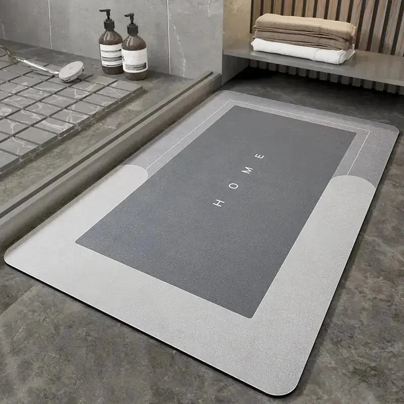 non-slip bathroom rug | waterproof shower mat | quick-dry bath mat | ultrasonic cleaning