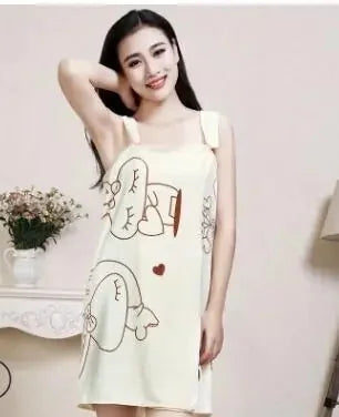 quick-dry microfiber towel | adjustable elastic suspenders | womens bath towel with straps | energy saving