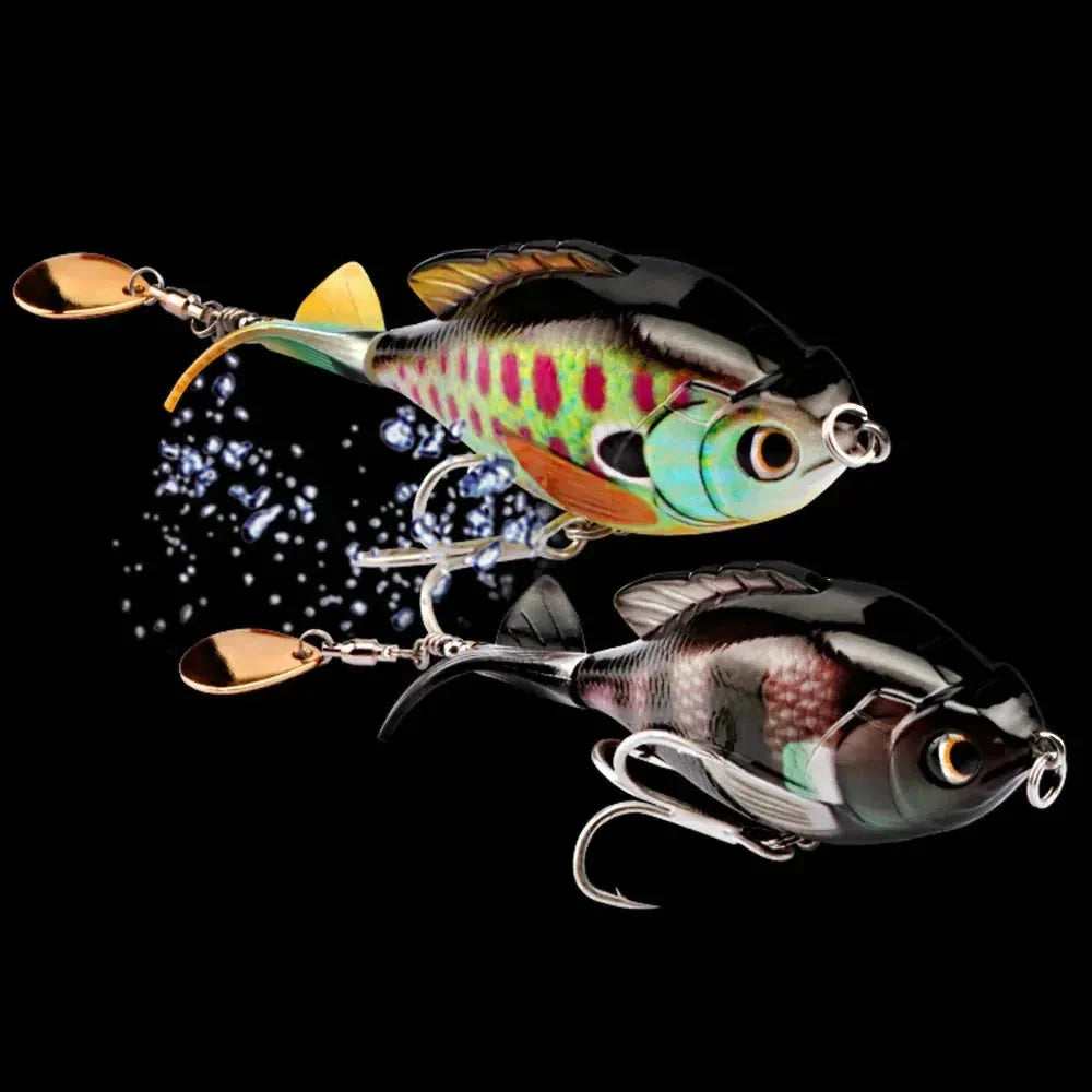 stainless-steel hooks | 3d realistic eyes | deep diving crankbait | energy saving