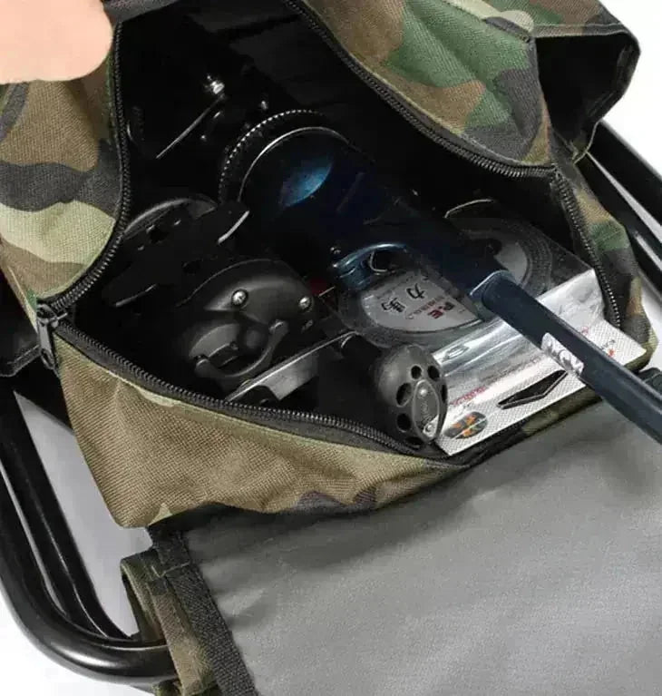 lightweight aluminum folding chair | compact backpack stool | portable camping chair | ultrasonic cleaning