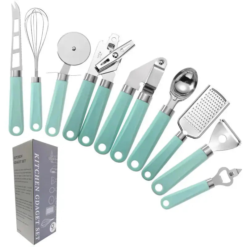 Creative Plastic Handle Stainless Steel Kitchen Utensils 