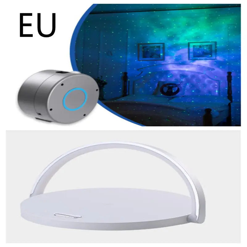 Fast Qi Wireless Charger Table Lamp 