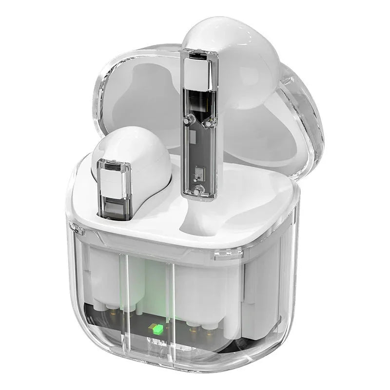 low-latency gaming mode | bluetooth 53 wireless earbuds | sweatproof sports headphones | ultrasonic cleaning