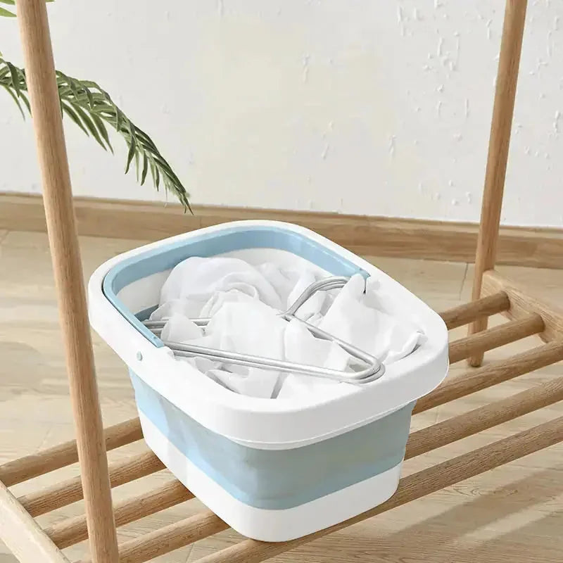 collapsible foot bath bucket | portable foot soaking tub | electric foot massager with heat | energy saving
