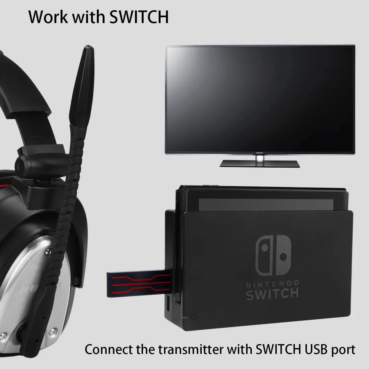 wireless gaming headset with mic | noise canceling headphones | long battery life headset | energy saving