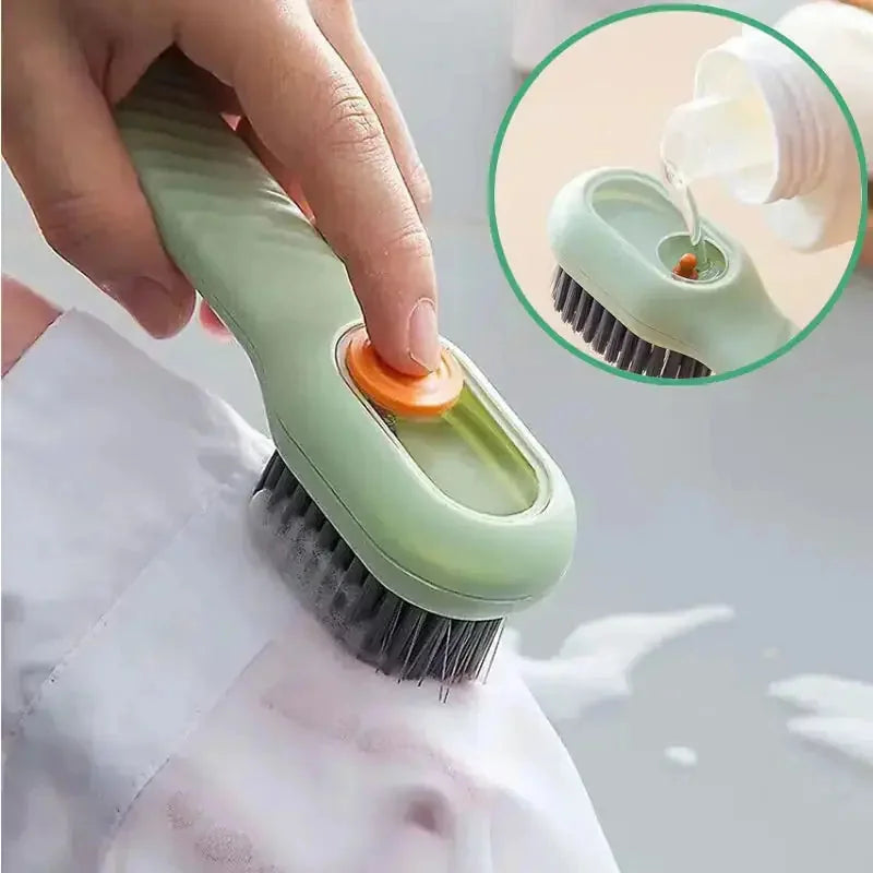 deep cleaning soft bristles brush | household laundry cleaning tool | durable nylon bristles construction | energy saving