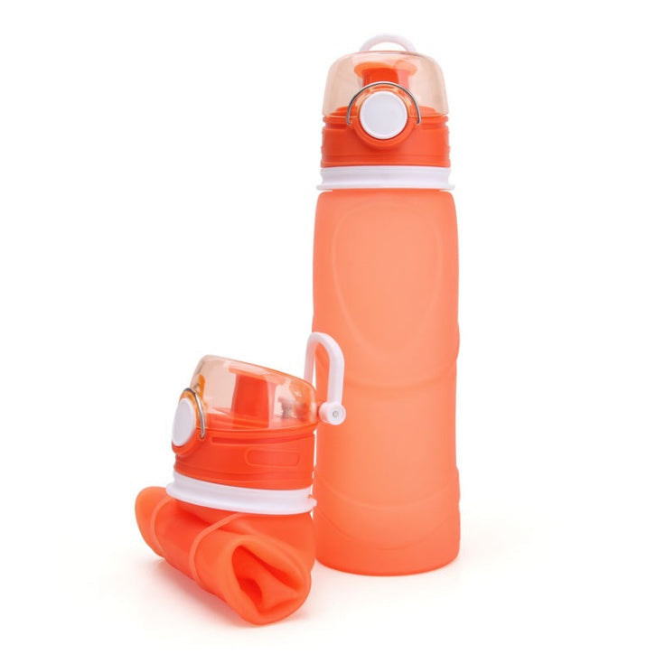 Silicone Folding Water Bottle Food Grade Silicone Water Bottle Travel Portable Folding Water Cup Travel Folding Water Bottle 