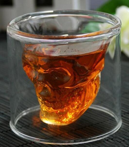 Skull Skull Double Transparent Glass 