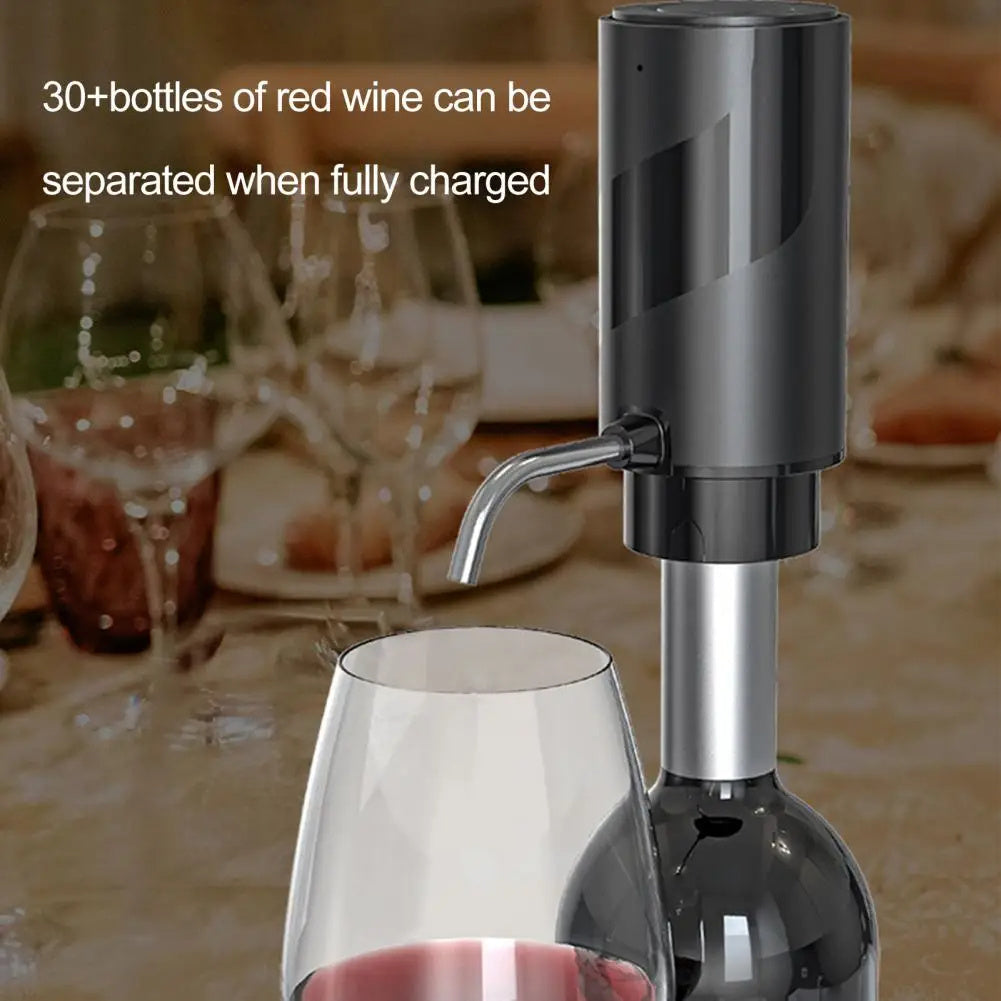 Electric Wine Aerator And Decanter Pump Dispenser Gift One Touch Operating Easy To Use Wine Decanter Kitchen Gadgets 