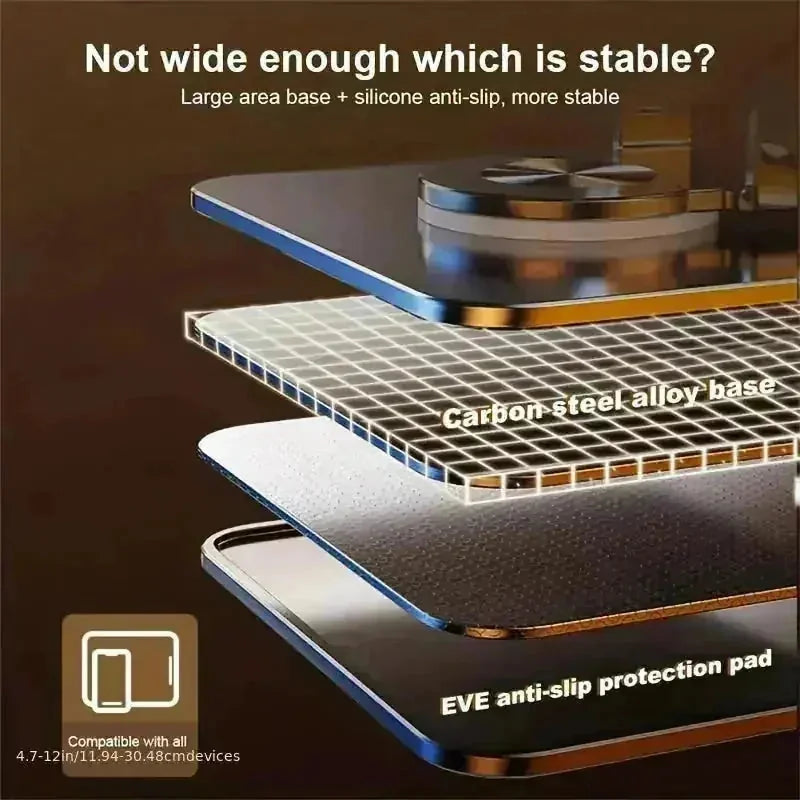 adjustable aluminum stand | 360 degree rotation | foldable tablet holder | ultrasonic cleaning