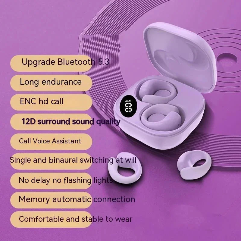 led display earphones | bluetooth 53 wireless earbuds | digital battery indicator | ultrasonic cleaning