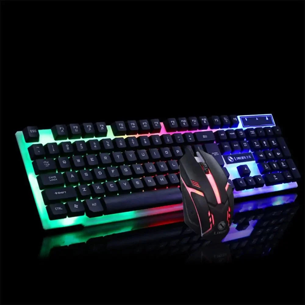 mechanical gaming keyboard | rgb backlit keys | wired gaming mouse | energy saving