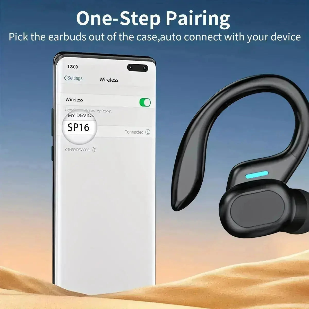 enc noise cancelling earbuds | led display charging case | semi-open-back headphones | energy saving