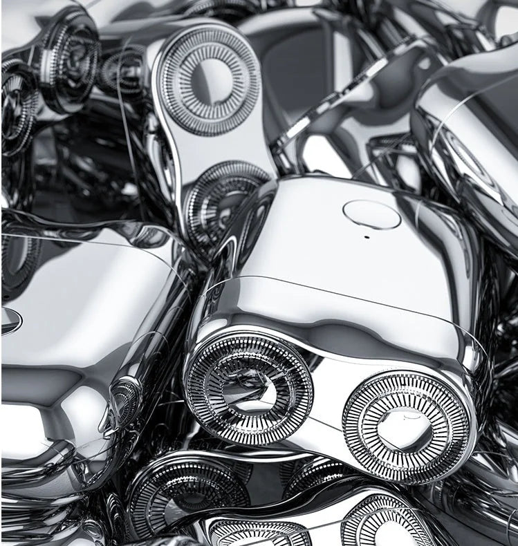 usb rechargeable electric shaver | waterproof mens shaver | portable travel razor | ultrasonic cleaning