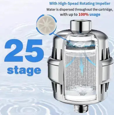 17-layer Shower Filter Active Health Shower Head 