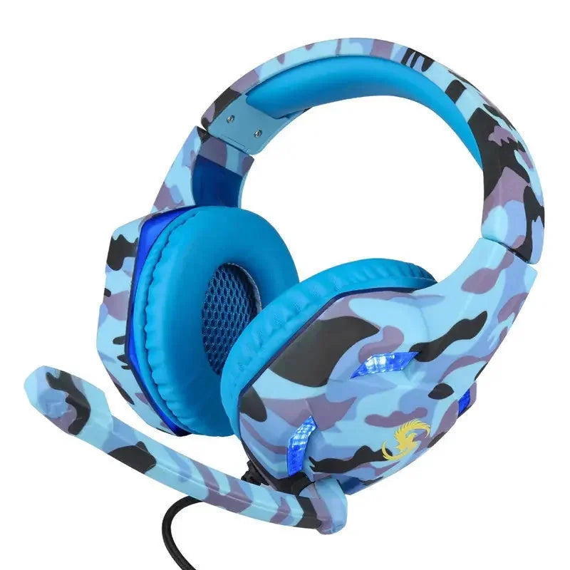 rgb lighting gaming headset | 71 surround sound headphones | strong bass wired headset | energy saving